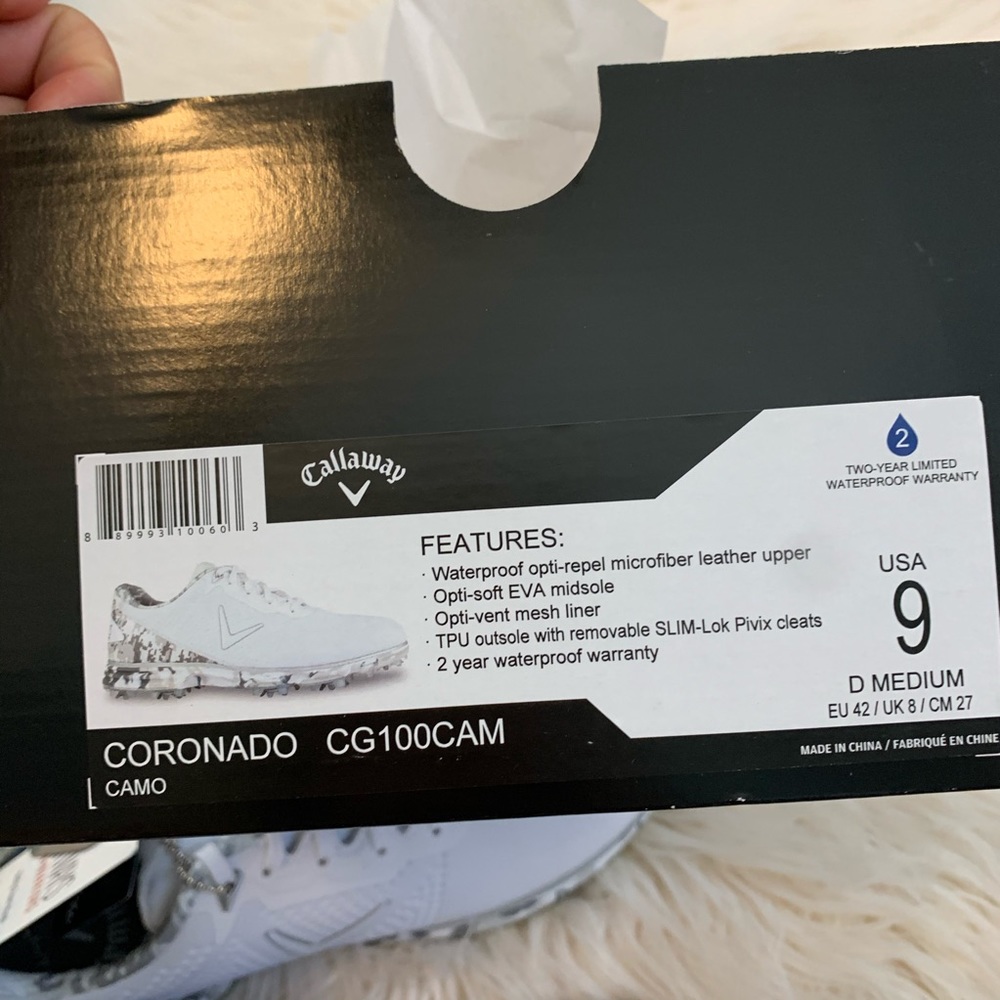 Callaway Mens Coronado Camo EVA Spike Golf Shoes - Picture 6 of 6